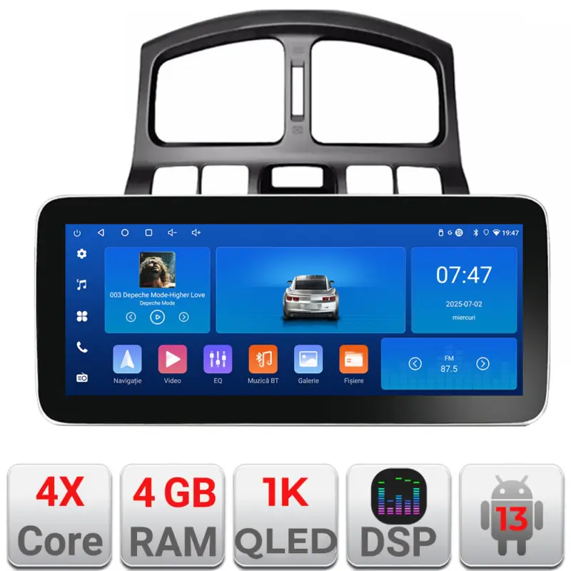 Navigatie Android Hyundai Santa Fe 2000-2006, 12.3 inch, 4GB+64GB Preț mic