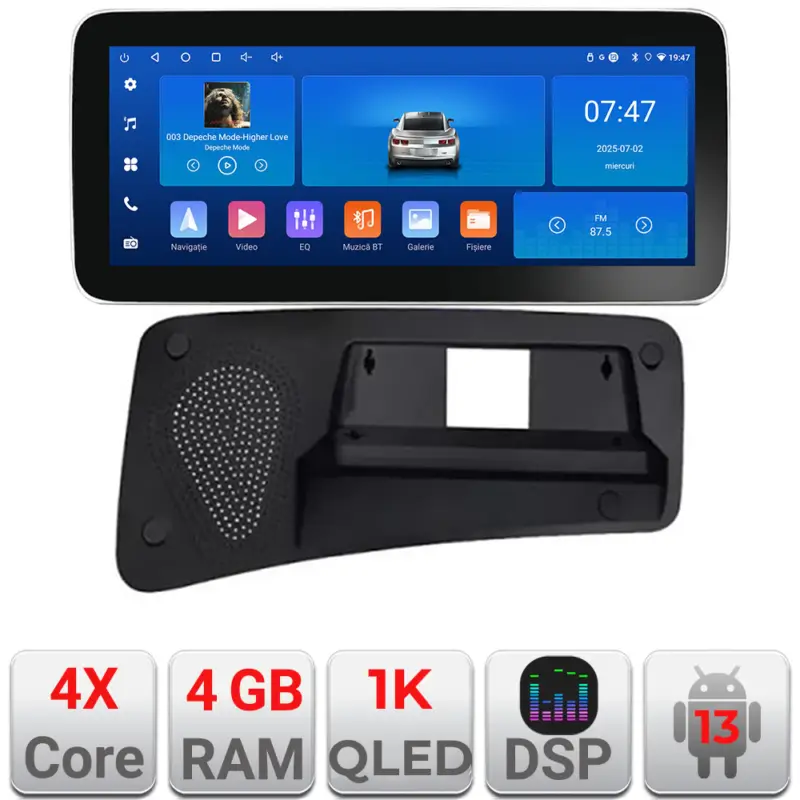 Navigație Android Volvo S80 2006-2011, 12.3 inch, 4GB+64GB, WiFi Retur gratuit
