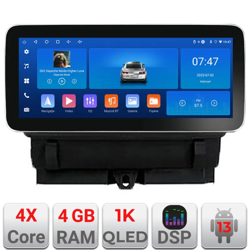 Navigație Audi Q3 2011-2018 Edotec 12.3 inch Android 4GB+64GB Transport gratuit