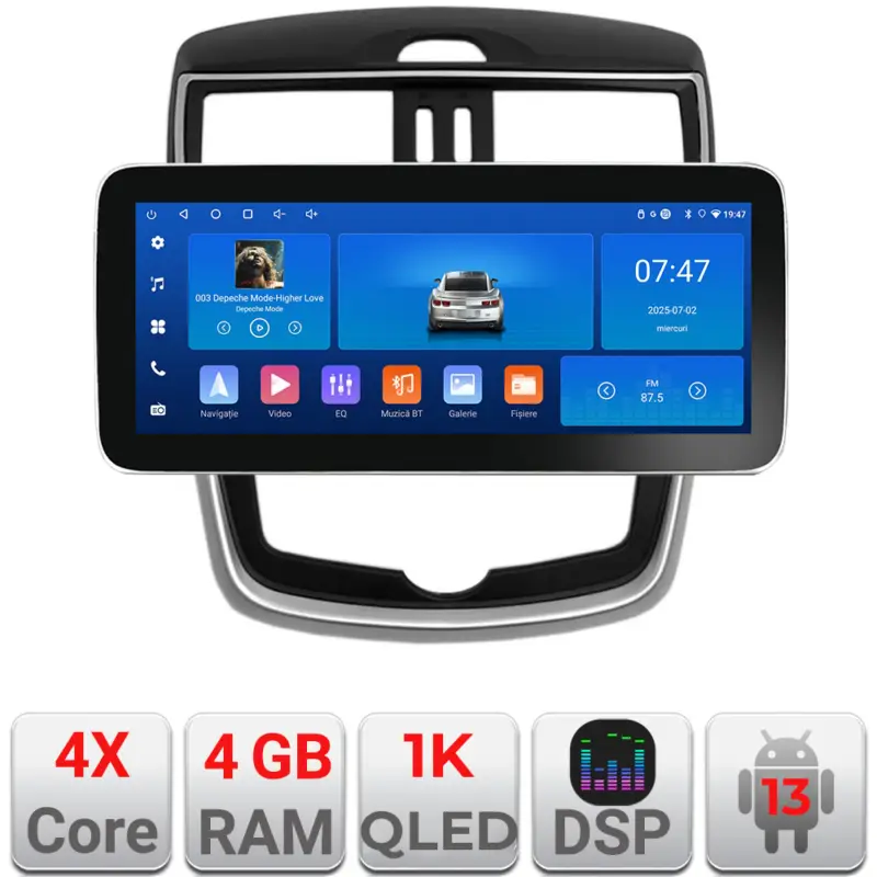 Navigatie Nissan Pulsar 2014-2018 Edotec 12.3 inch Android 4GB+64GB Cumpără online