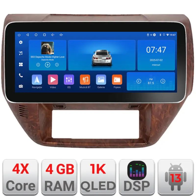 Navigație Nissan Patrol 2005-2011 Edotec 12.3 inch Android 4GB RAM 64GB Livrare rapidă