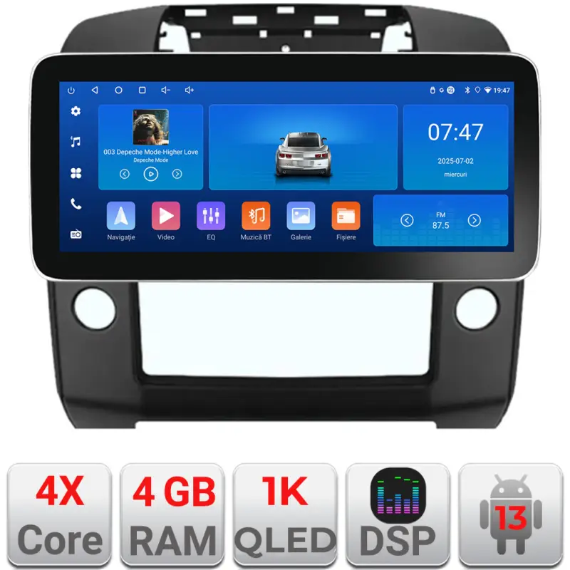 Navigatie Android 12.3 inch Nissan Navara Pathfinder 2005-2010, 4GB+64GB Retur gratuit