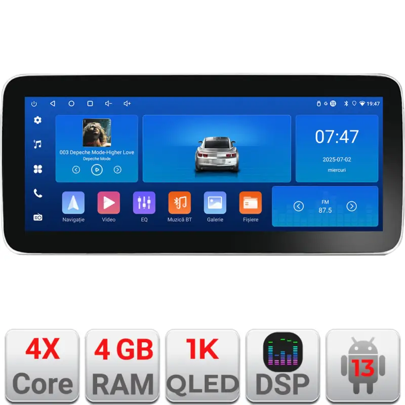 Navigatie Android 12.3 inch Opel Movano si Renault Master 2020+ Edotec 4GB+64GB Ofertă exclusivă
