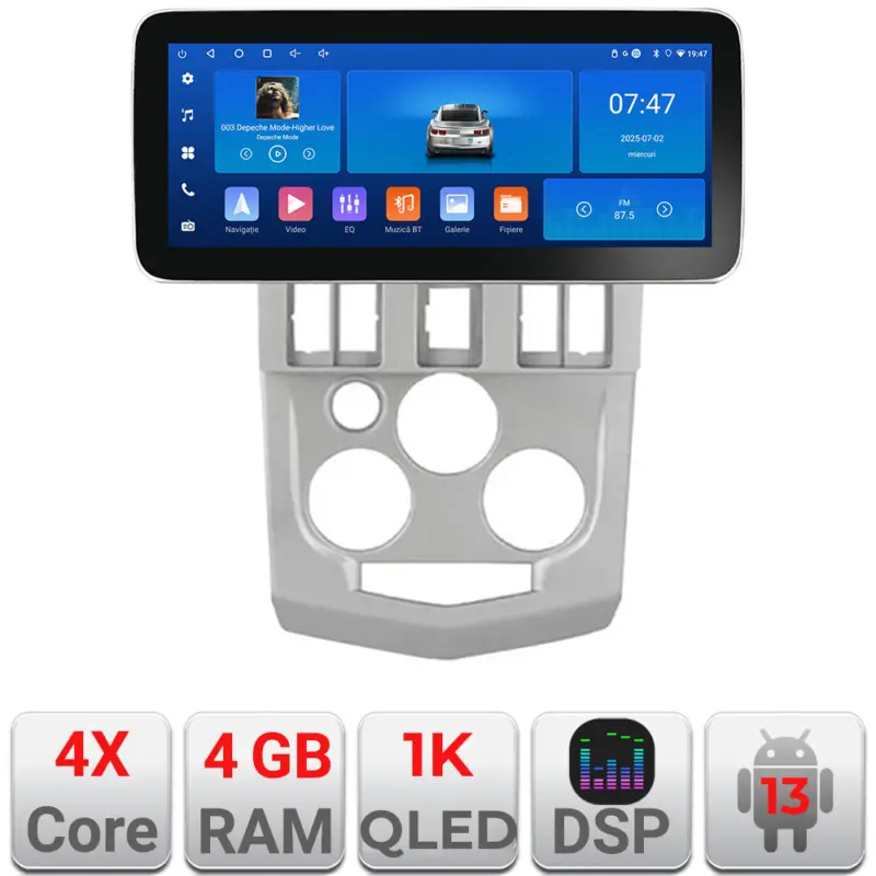 Ultima șansă Navigatie Dacia Logan 1 2003-2010 Android 13, 12.3 inch, 4GB+64GB