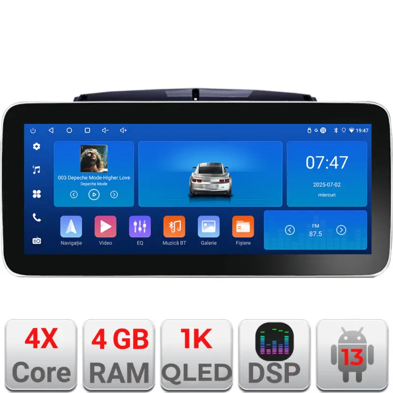 Transport gratuit Navigație Android Renault Koleos 2009-2016, 12.3 inch, 4GB+64GB, WiFi