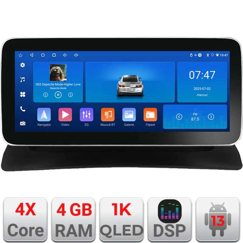 Navigație Renault Kangoo 2015-2019 Edotec 12.3 inch Android 13 4GB+64GB Livrare expres