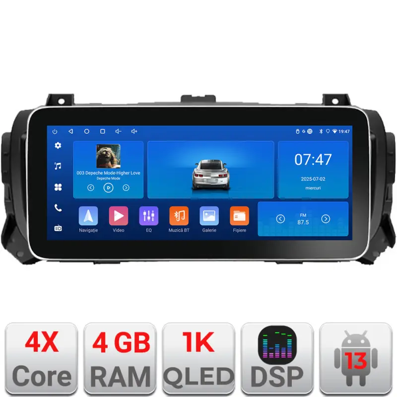 Noutate Navigatie Android 12.3 inch pentru Citroen Jumpy, Proace si Traveller