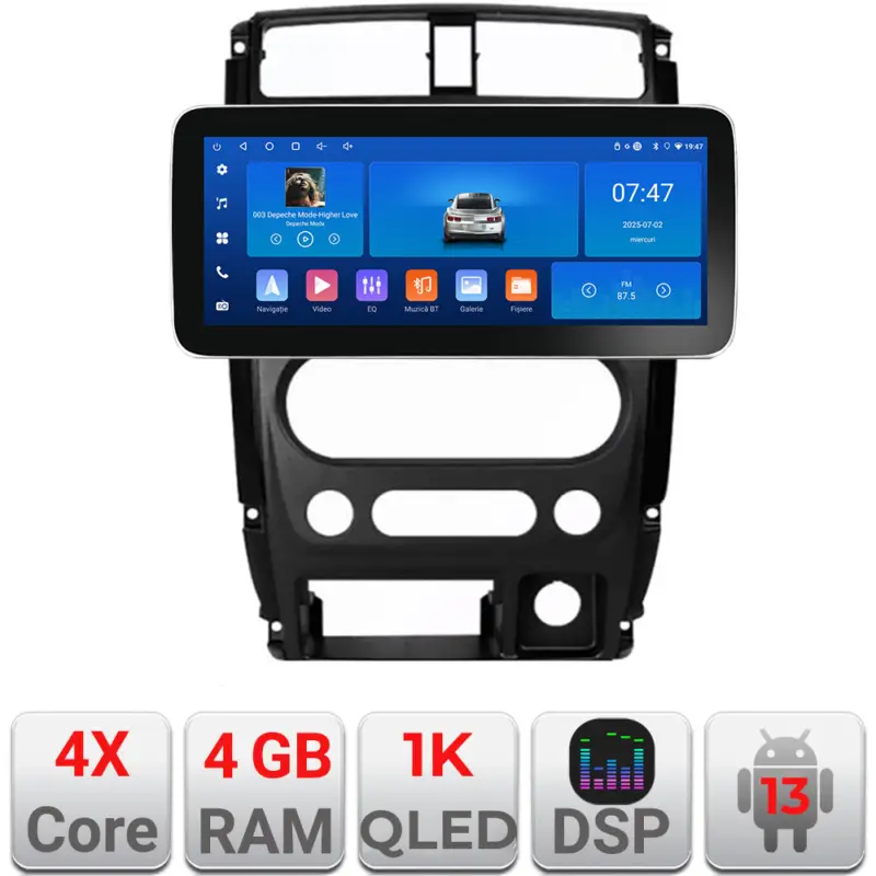 Livrare expres Navigație Suzuki Jimny 2007-2016 Edotec 12.3 inch Android 4GB+64GB