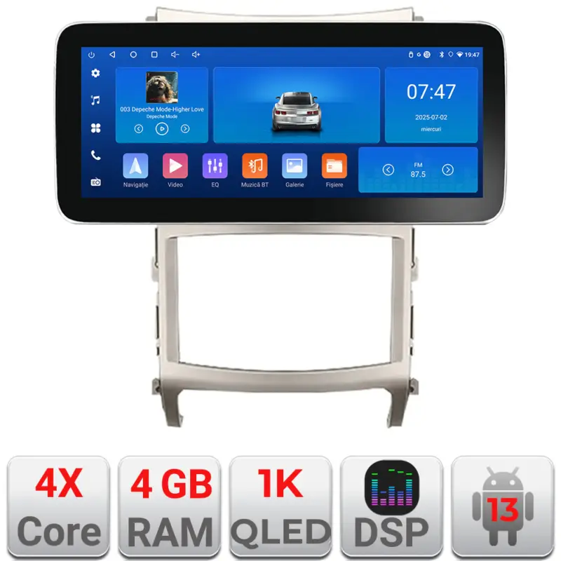 Preferatul clienților Navigatie Hyundai IX55 Edotec 12.3 inch Android 4GB RAM 64GB GPS WiFi