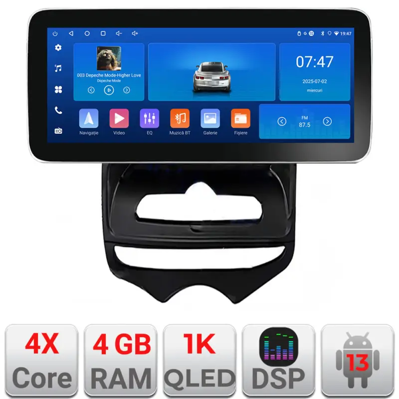 Navigatie Android Hyundai IX20 2010-2019, 12.3 inch, 4GB+64GB, WiFi Disponibil imediat