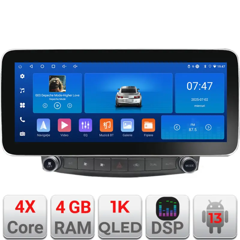 Reducere Navigatie Android Lexus IS 2005-2011, 12.3 inch, 4GB RAM, 64GB, WiFi