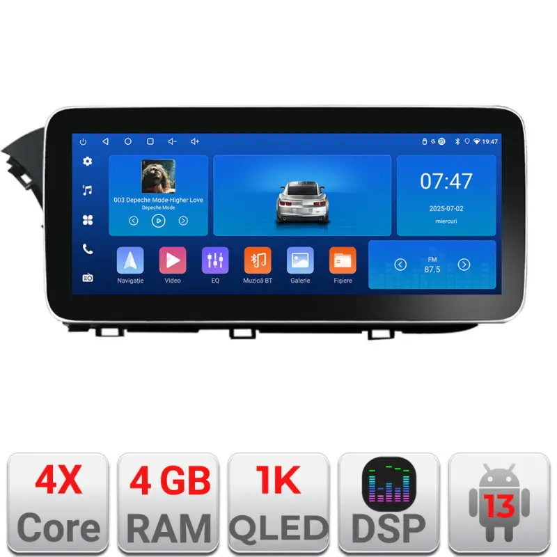Navigație Android Hyundai i20 2020+ Edotec 12.3 inch 4GB RAM 64GB Ultima șansă