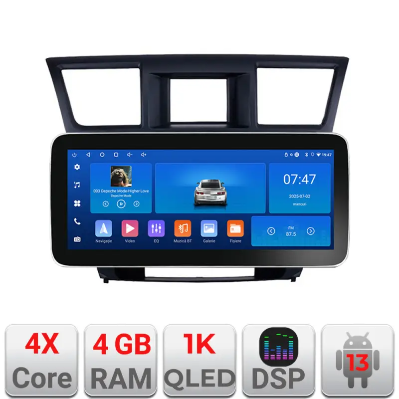 Navigatie Toyota Highlander 2007-2013 Edotec 12.3 inch Android 4GB+64GB Cumpărături sigure