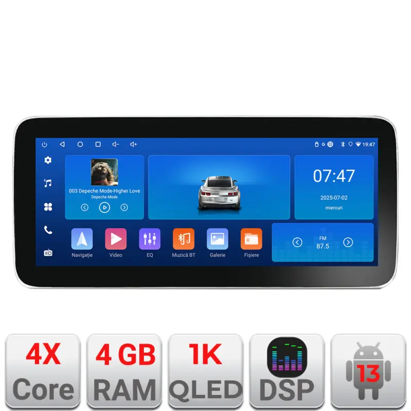 Navigatie Android Hyundai H350 2016+ Edotec 4GB RAM 64GB 12.3 inch Preferatul clienților
