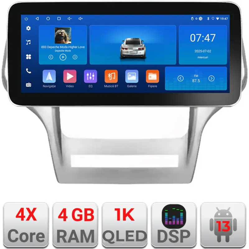 Ofertă de sezon Navigație Android Jeep Grand Cherokee 2011-2013, 12.3 inch, 4GB RAM, 64GB