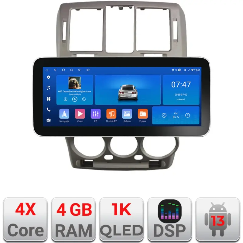 Navigație Hyundai Getz 2002-2010, 12.3 inch, Android 13, 4GB+64GB Doar azi