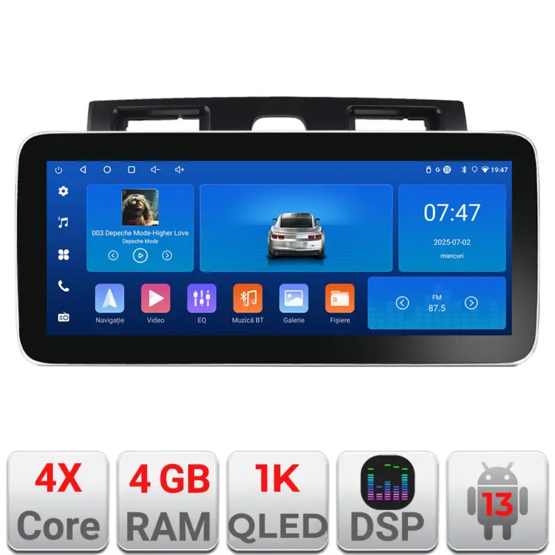 Cel mai vândut Navigatie Android Ford Fiesta MK5 2002-2008 Edotec 12.3 inch 4GB+64GB