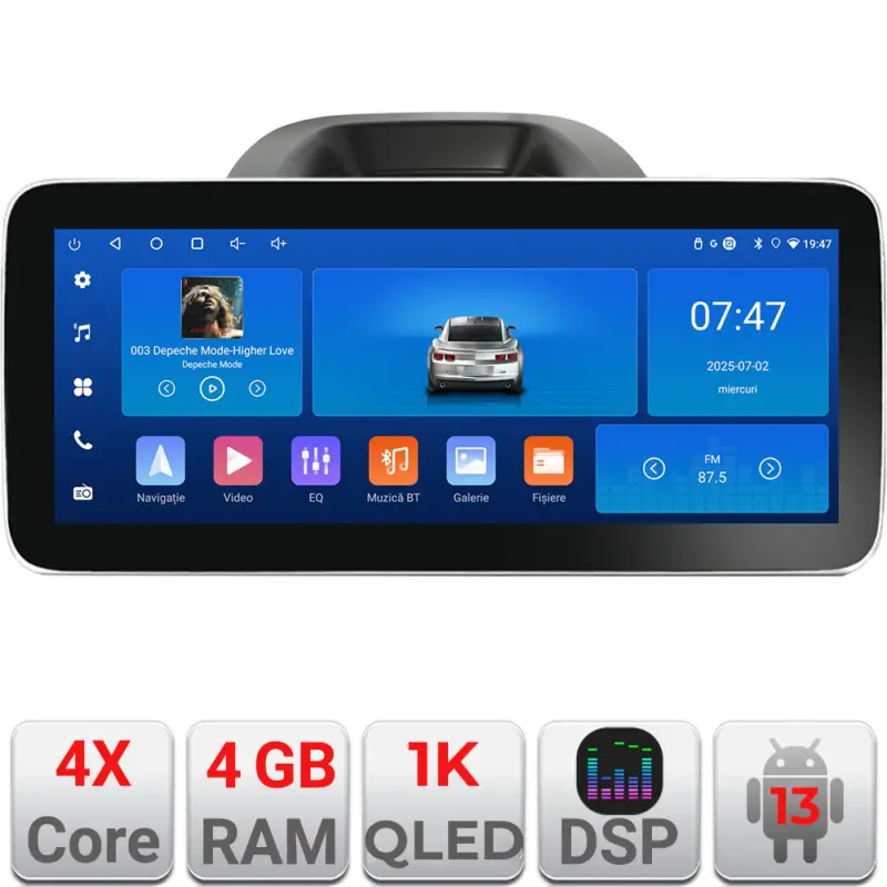 Navigatie Android Ford EcoSport 2017-2019, 12.3 inch, 4GB+64GB, WiFi Reducere extra