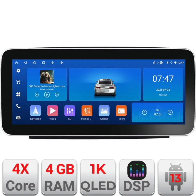 Cel mai bun preț Navigație Android 13 Fiat Ducato 2006-2021, 12.3 inch, 4GB+64GB, GPS