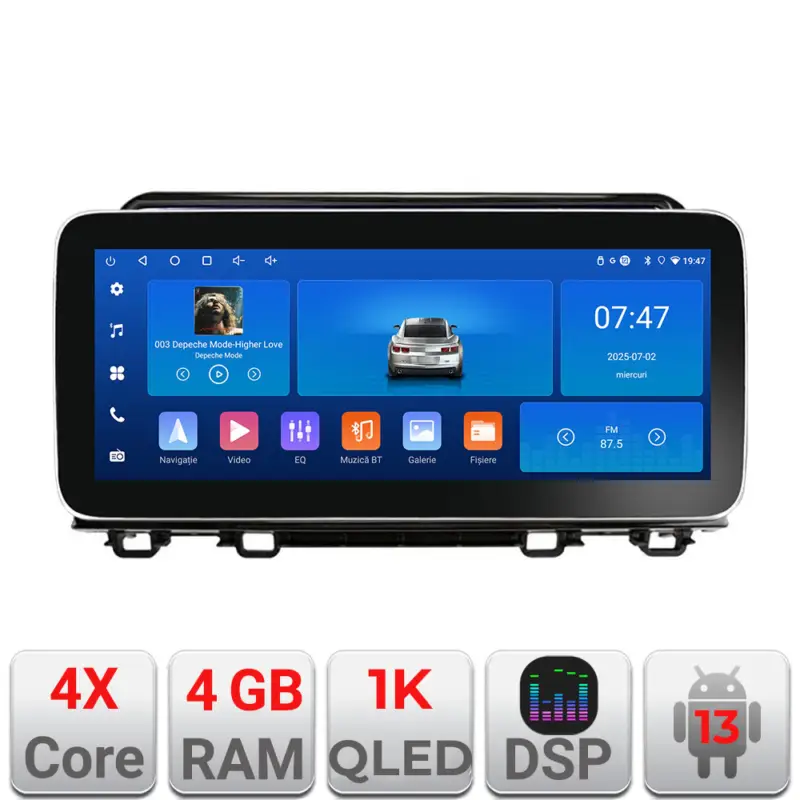 Navigatie Android Honda CR-V 2016-2022, 12.3 inch, 4GB RAM, 64GB, GPS Ofertă exclusivă