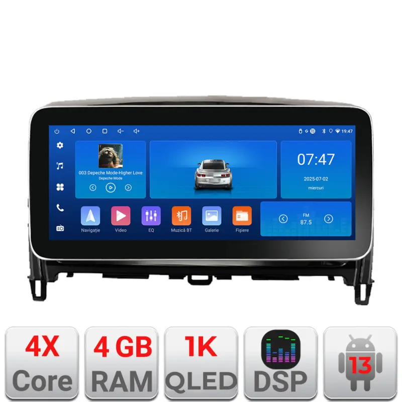 Navigație Android Mitsubishi Eclipse Cross 2017+ Edotec 4GB+64GB 12.3 inch 1K Retur ușor