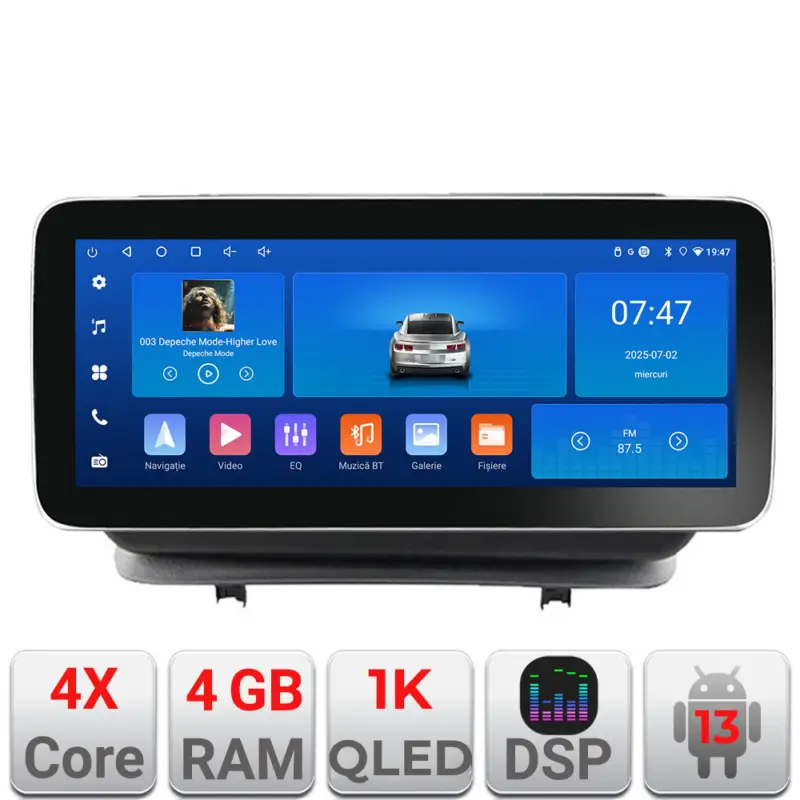 Navigatie Android Renault Clio 3 2005-2013 Edotec 4GB+64GB 12.3 inch Ofertă exclusivă