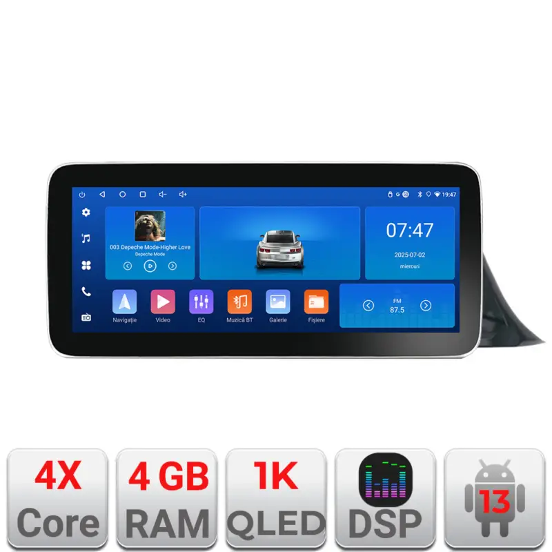 Cumpără online Navigatie Toyota C-HR 12.3 inch Android 13, 4GB RAM, 64GB, WiFi, GPS