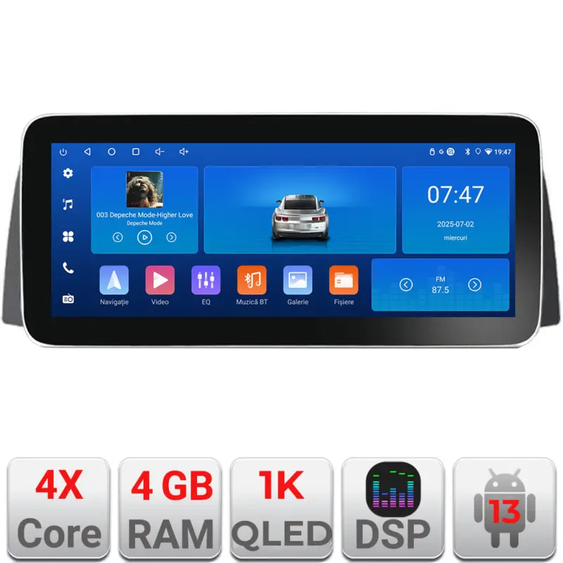 Reducere specială Navigatie Android 12.3 inch Jeep Grand Cherokee 2008-2010, 4GB+64GB