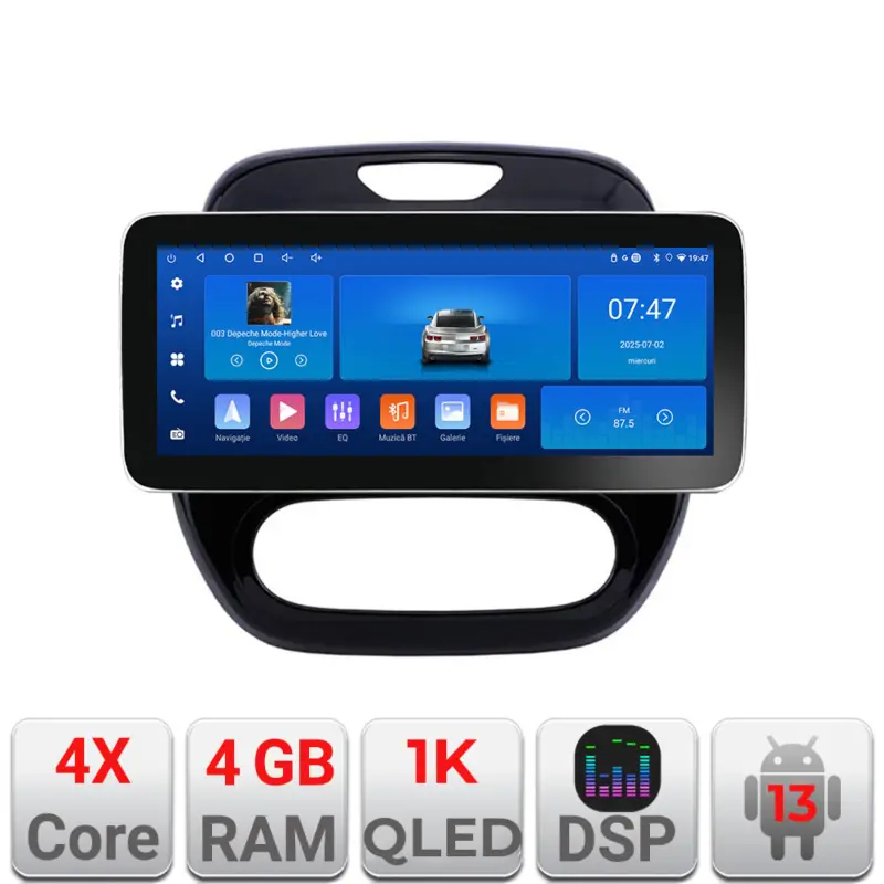 Navigatie Renault Captur Edotec 4+64 GB, 12.3 inch, Android 13, 1K Reducere de preț