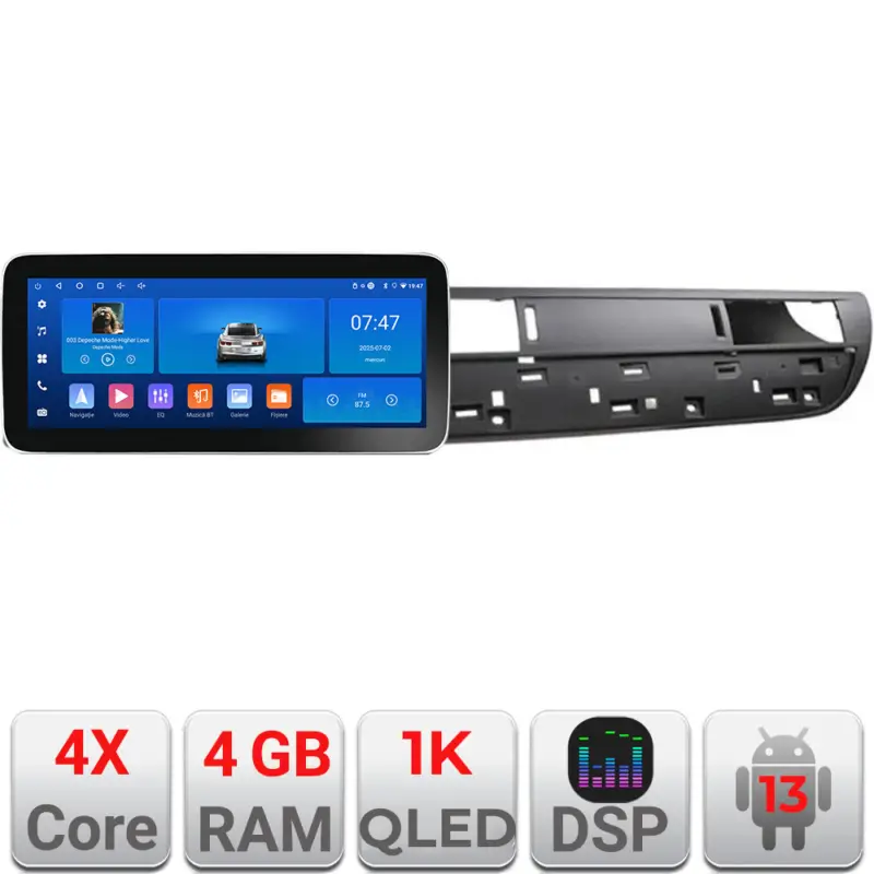 Disponibil imediat Navigatie Android Citroen C5 2008-2017, 12.3 inch, 4GB RAM, 64GB