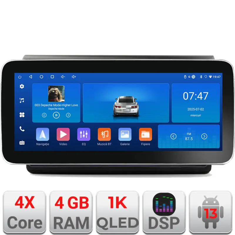 Ieftin Navigatie Android Fiat Bravo 2007-2014, 12.3 inch, 4GB+64GB, WiFi