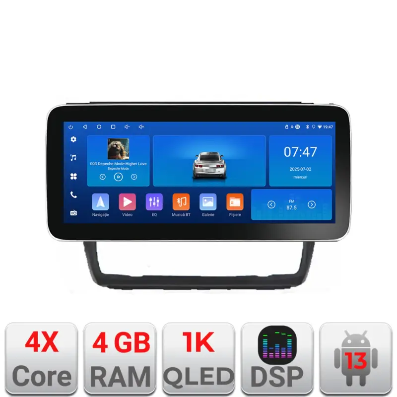 Navigatie dedicata BMW Seria 1 E87 12.3 inch Android 4GB 64GB Edotec Vezi acum