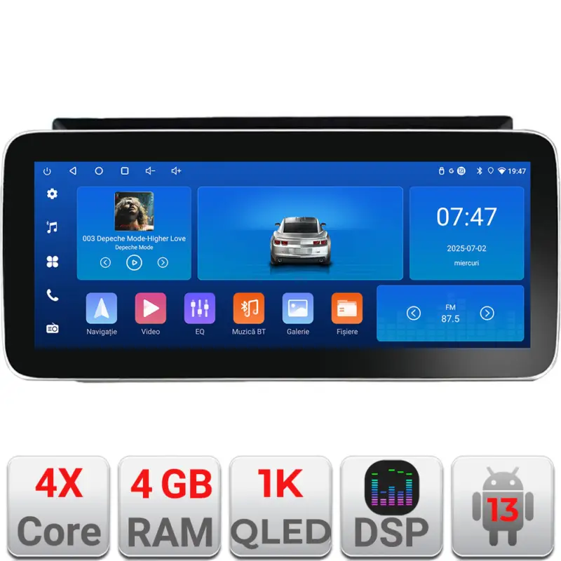 Navigatie Android VW Beetle 2012-2018, 12.3 inch, 4GB RAM, 64GB Calitate înaltă