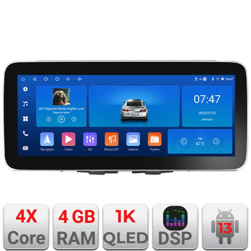 Navigație Android Suzuki Baleno Edotec 12.3 inch 4GB RAM 64GB GPS Vezi acum