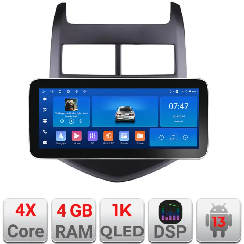 Bestseller Navigatie Android Chevrolet Aveo 2010-2013, 12.3 inch, 4GB+64GB