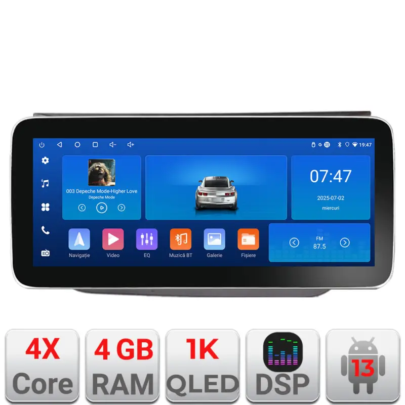 Navigație dedicată Seat Altea 2005-2014, 12.3 inch, Android 13, 4GB+64GB Plată sigură