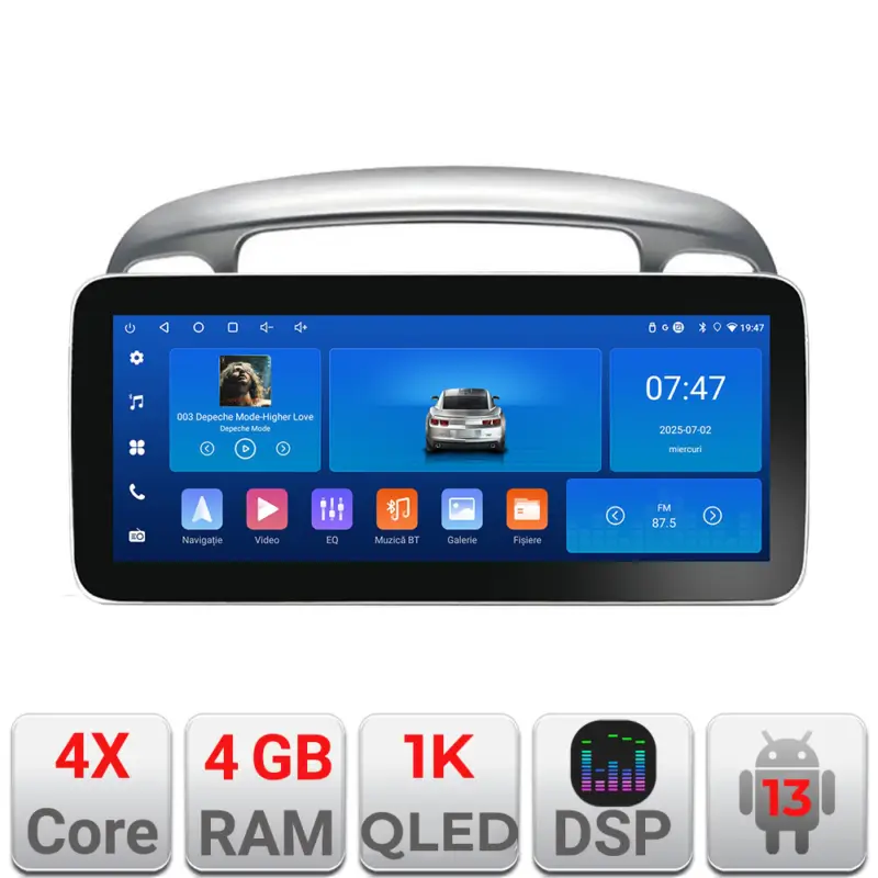 Bestseller Navigație Hyundai Accent 2006-2012, Android 13, 4GB RAM, 64GB, 12.3 inch
