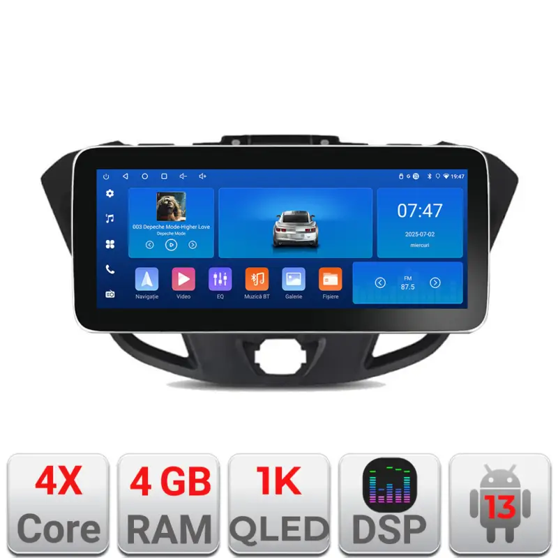Reducere Navigație Ford Transit Custom 2012-2020 Edotec 12.3 inch 4+64GB Android