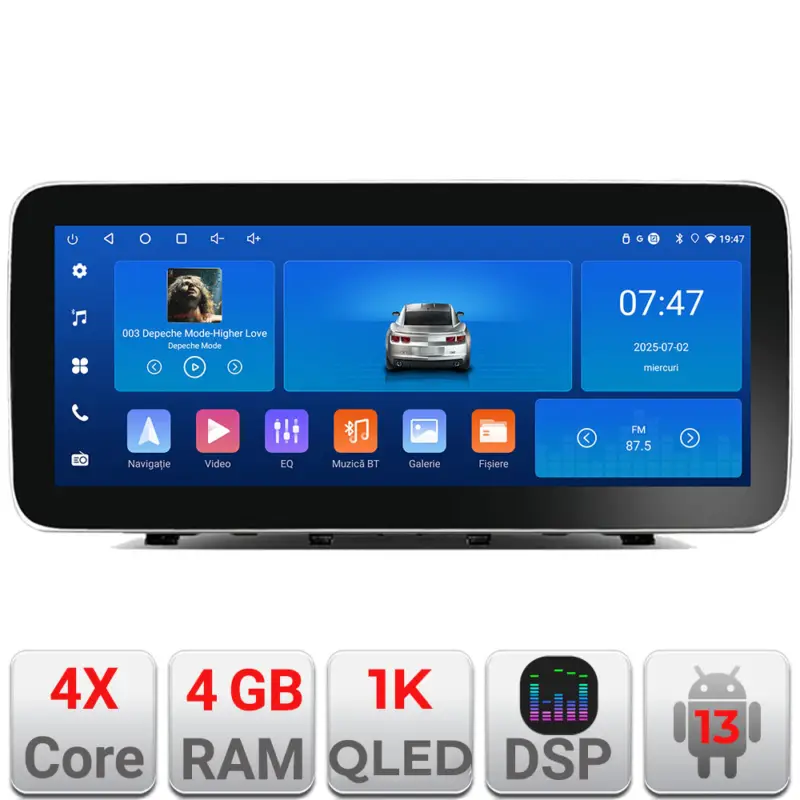 Navigație Honda Civic 2016-2020 Edotec 12.3 inch Android 4GB+64GB Noutate