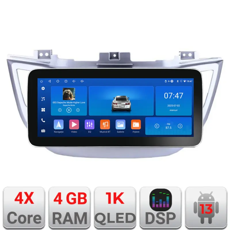 Navigație Hyundai Tucson 2015-2019 Edotec 12.3 inch Android 4GB+64GB Disponibil imediat
