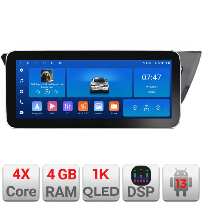 Ieftin Navigație Android Toyota Corolla 2013-2017, 12.3 inch, 4GB+64GB, GPS