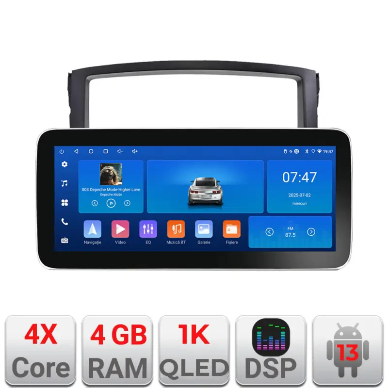 Vezi acum Navigatie Android Mitsubishi Pajero 2006-2018, 12.3 inch, 4GB RAM, 64GB