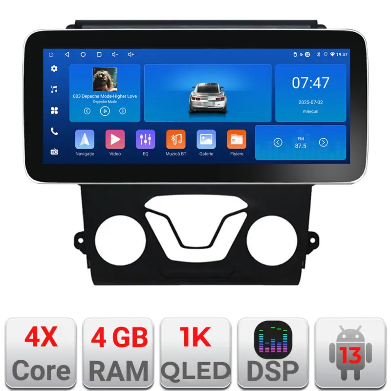 Navigație Android Ford Mondeo 2013+ Edotec 12.3 inch 4GB+64GB WiFi GPS Reducere