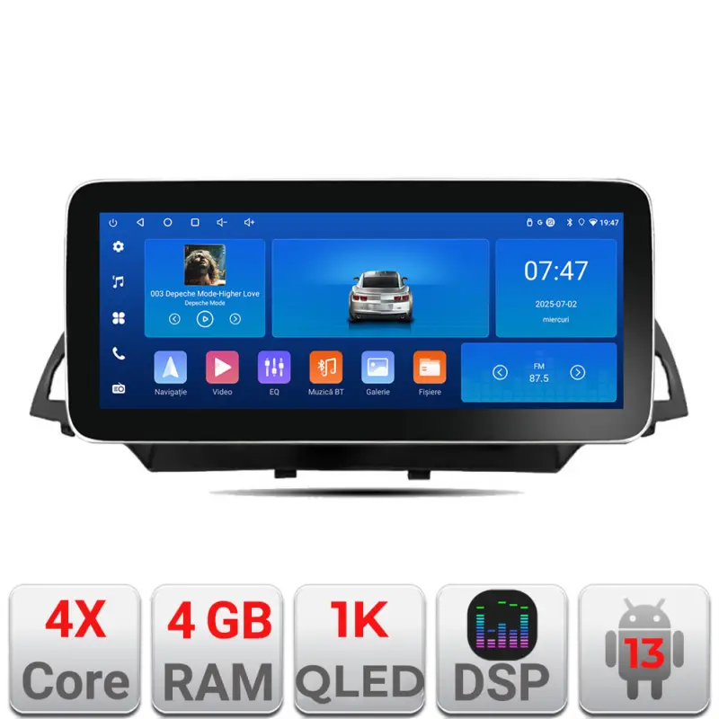 Navigație Ford Kuga 2013-2017 Edotec 12.3 inch Android 13, 4GB RAM, 64GB Doar azi