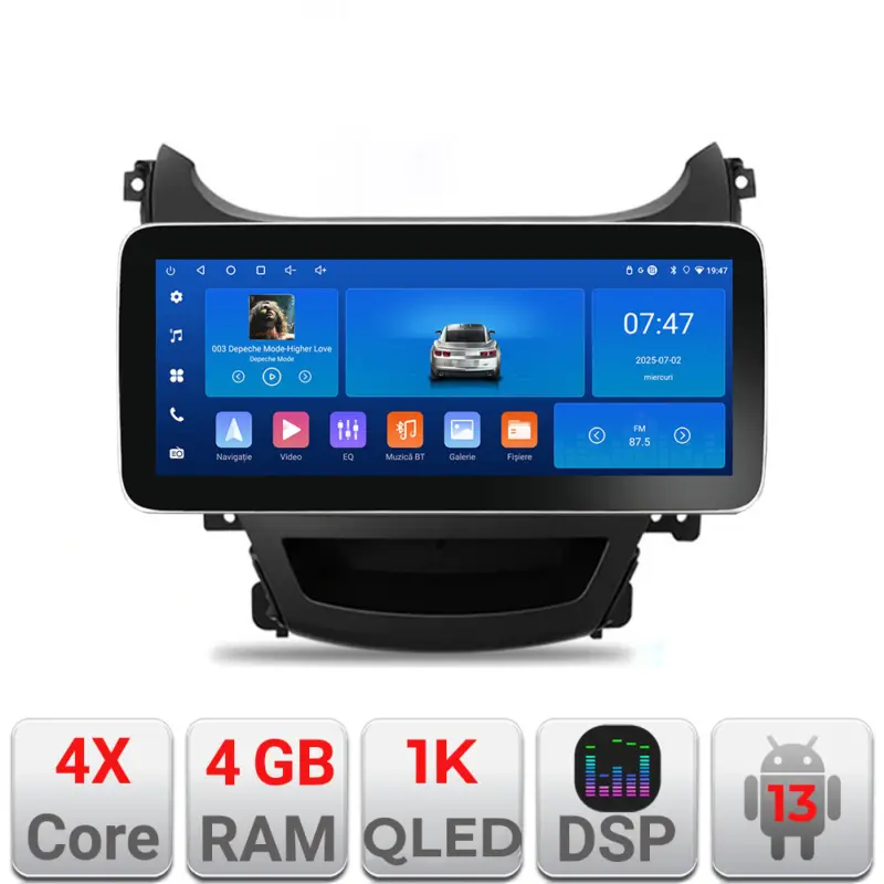 Ofertă de sezon Navigatie Android Hyundai Elantra 2013-2015, 12.3 inch, 4GB+64GB, WiFi