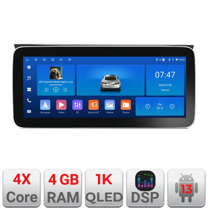 Cel mai bun preț Navigație Android VW Touran 2016+ Edotec 4GB RAM 64GB, ecran 12.3 inch