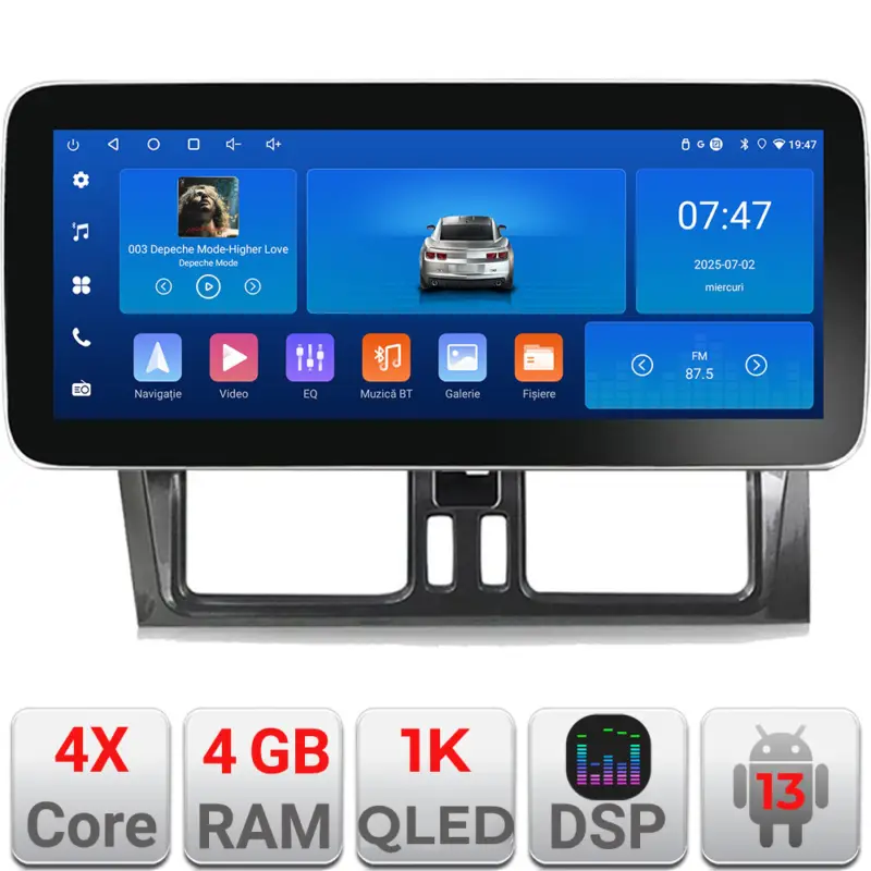 Cumpără online Navigație dedicată Volvo XC60 2014-2018, 12.3 inch, Android, 4GB+64GB