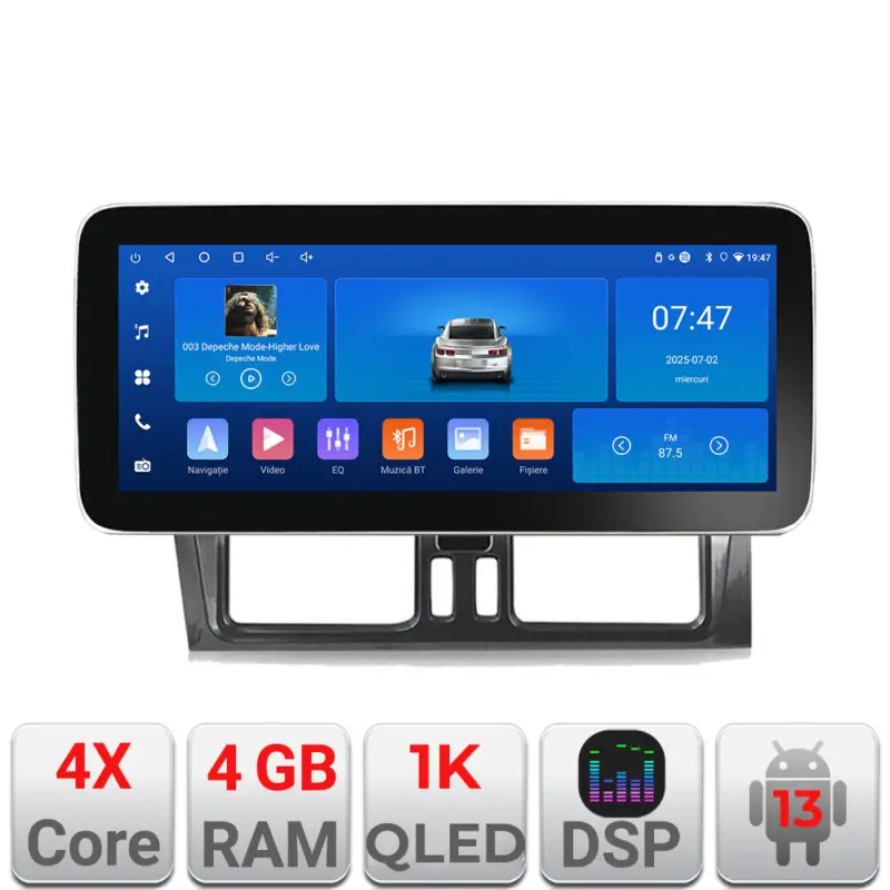 Navigație dedicată Volvo XC60 2008-2012, 12.3 inch, Android 4GB+64GB Vezi acum