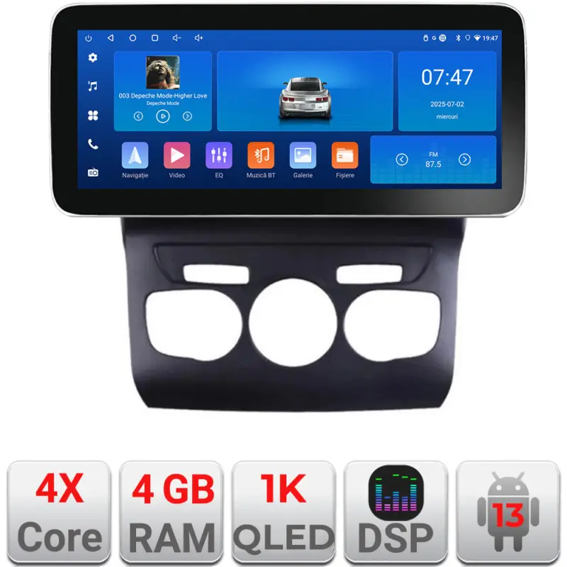 Navigatie Android Citroen C4 2011-2016, 12.3 inch, 4GB RAM, 64GB Preț redus