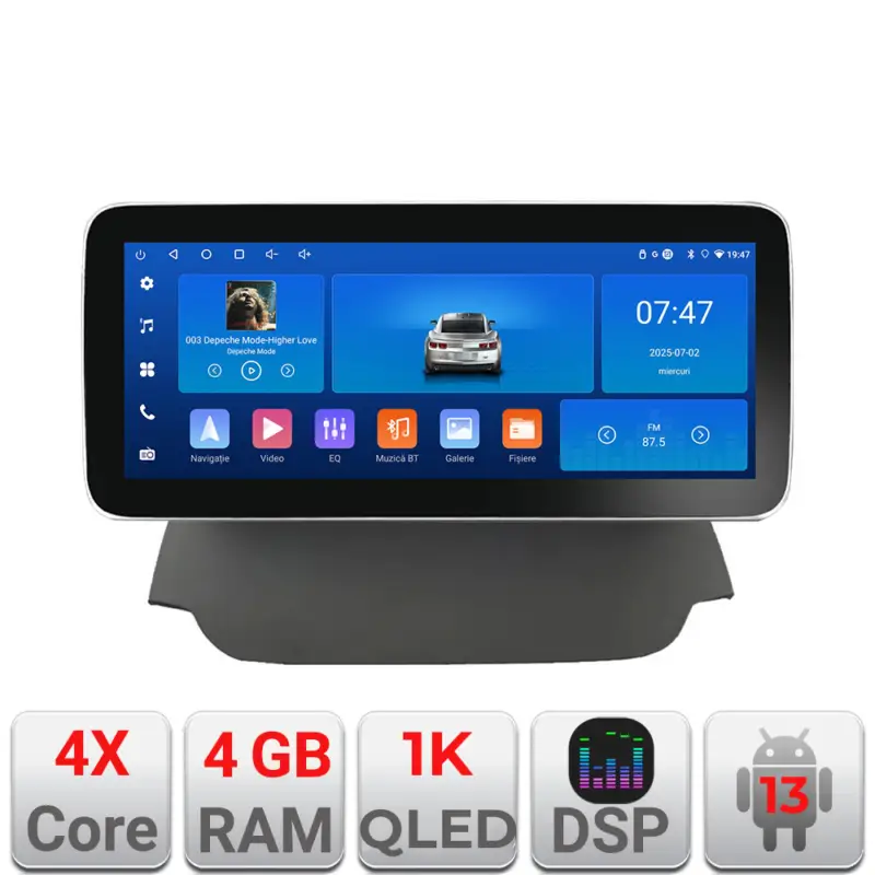 Navigație Ford EcoSport 2013-2016 Edotec 12.3 inch Android 4GB+64GB Cel mai vândut